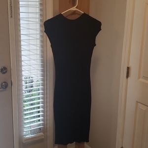 Black dress with keyhole back